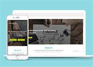 宽屏企业创新设计网站模板下载 - 源空间