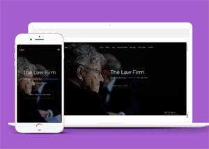 美国律师事务所企业网站模板源码 - 源空间