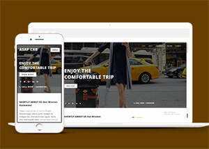 TaXi出租车活动专题网页模板 - 源空间