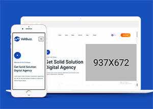 数字科技企业网站HTML模板下载 - 源空间