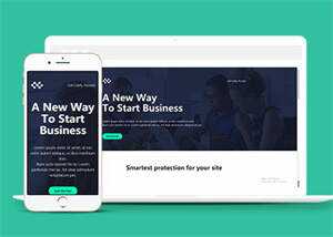 简洁数据挖掘分析网站模板下载 - 源空间