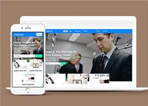 简约商务动态服务展示响应式网站模板下载 - 源空间