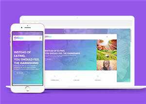 简洁项目产品说明响应式网页模板下载 - 源空间