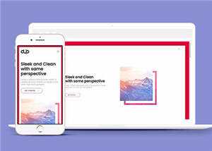 宽屏产品商务展示响应式网页模板下载 - 源空间