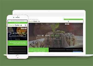 响应式烹饪厨师网站模板下载 - 源空间