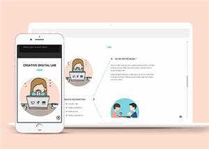 宽屏橙色产品展示企业源码模板下载 - 源空间