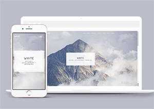 响应式轻量级图片相册HTML模板 - 源空间