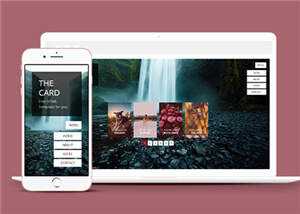 宽屏产品团队展示单页面响应式网页模板下载 - 源空间