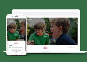 儿童教育学校静态网站模板下载 - 源空间