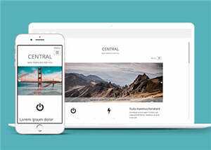 宽屏企业产品信息响应式网页模板下载 - 源空间