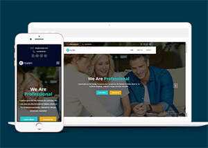 Bootstrap4互联网公司网站模板 - 源空间