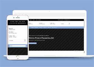 简洁浅蓝色企业CSS3网站模板 - 源空间