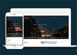别墅物业管理公司网站模板下载 - 源空间