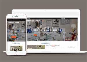 创意室内设计Bootstrap模板下载 - 源空间