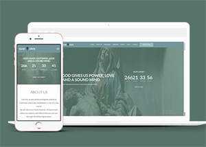 响应式宗教信仰爱好者网站模板 - 源空间