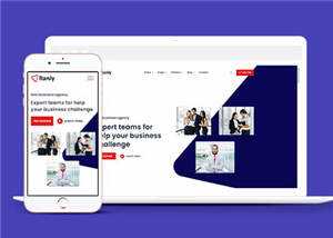 大气商业服务公司网站模板源码下载 - 源空间