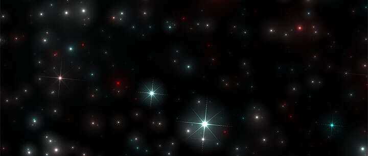 html5 canvas全屏酷炫星光闪烁3D视差背景动画特效 - 源空间