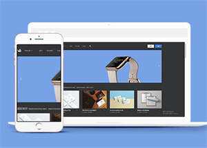 PPT素材下载类网站前端模板下载 - 源空间