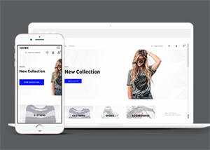 简洁高端时尚时装网店商城模板 - 源空间