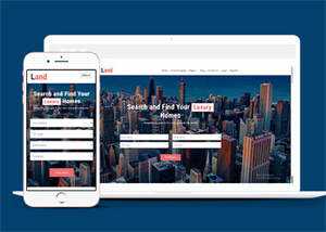 世界各地房产出售网站模板下载 - 源空间