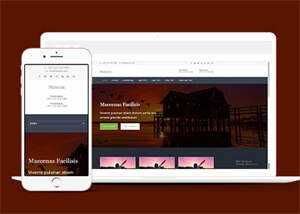 大图旅行企业框架网站模板下载 - 源空间
