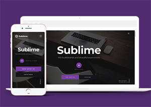黑色大气设计企业CSS3模板下载 - 源空间