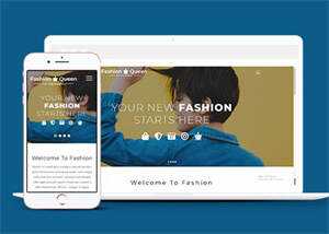 宽屏创意时尚服装网站模板下载 - 源空间