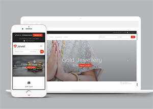 关于金银首饰企业官网网站模板 - 源空间