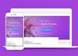 视觉体验设计师简历类模板下载 - 源空间