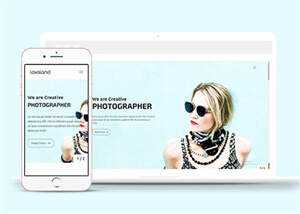 时尚女装展示HTML5网页模板下载 - 源空间