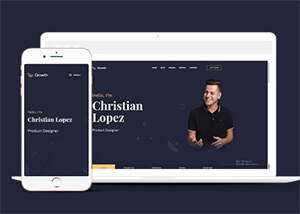 个人摄影师博客网页模板下载 - 源空间
