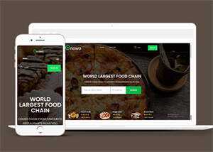 美食外卖订餐APP网页模板下载 - 源空间