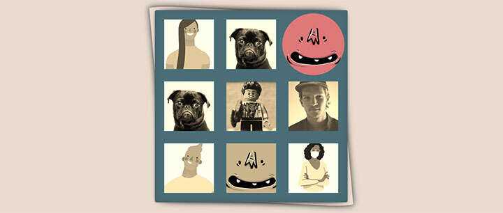 css3鼠标悬停九宫格相册图片方格变圆形动画特效 - 源空间