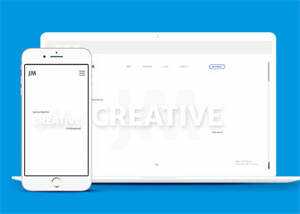 白色设计师个人作品集模板下载 - 源空间