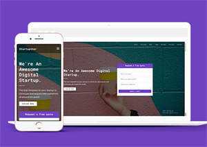数字创业公司响应式模板下载 - 源空间
