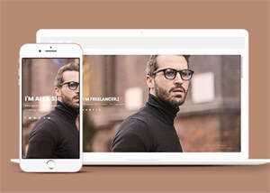 开发者web简历作品网页模板 - 源空间