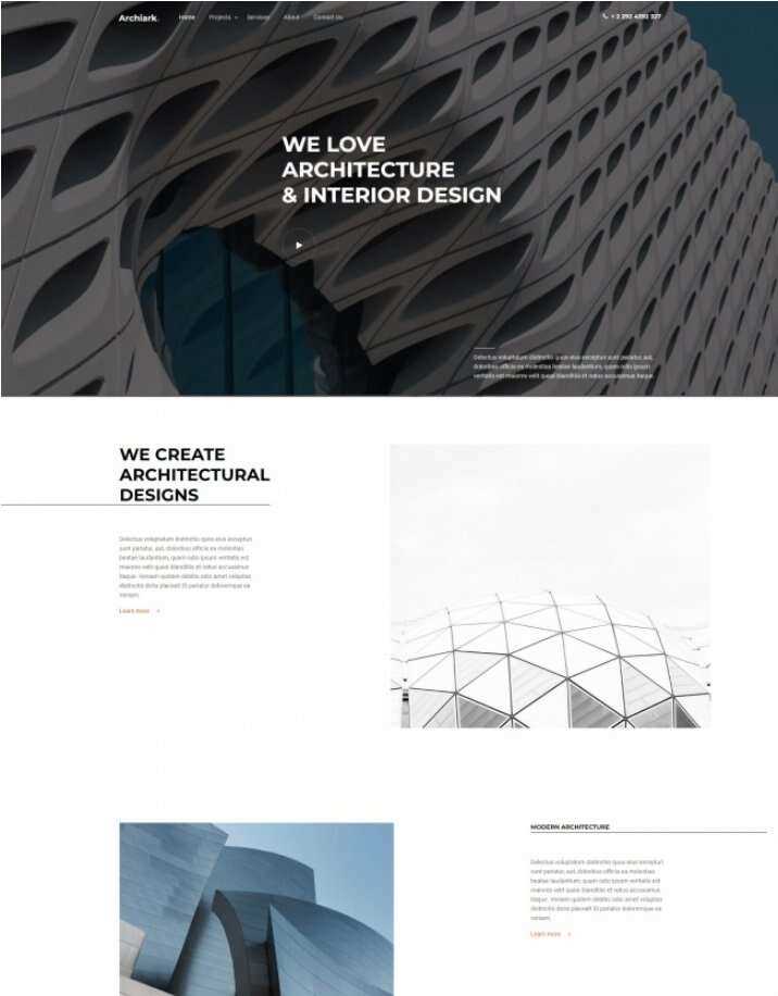 HTML5建筑室内设计公司网站html模板 - 源空间