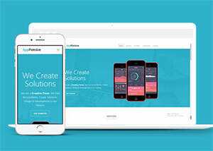简洁通用手机app介绍展示网页模板 - 源空间
