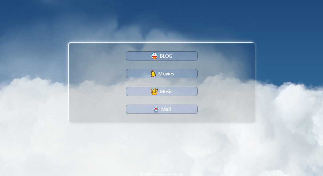 3D远方动态白云页面源码 - 源空间