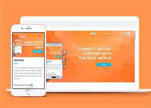 简洁安卓手机应用APP网站模板 - 源空间