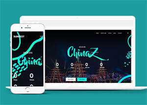 世界巡回演唱会票务专题模板 - 源空间