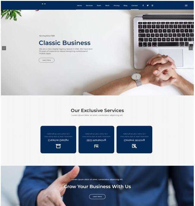 品牌设计数据营销机构网站模板 - 源空间