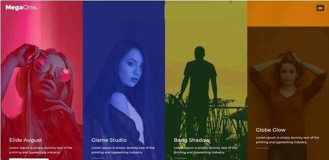 演唱会嘉宾宣传介绍网页模板 - 源空间