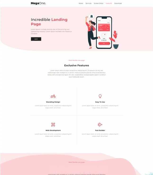 APP登录界面设计服务公司网站html模板 - 源空间