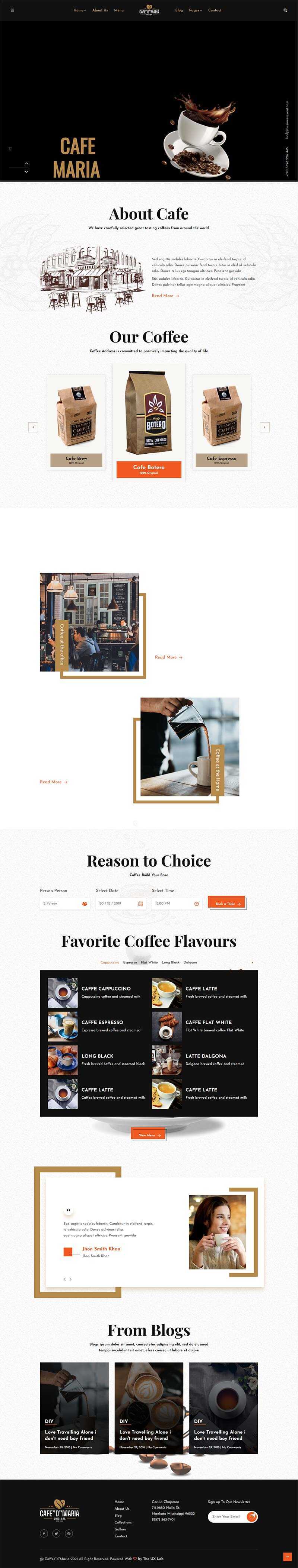 bootstrap响应式甜品茶餐厅官网html模板 - 源空间