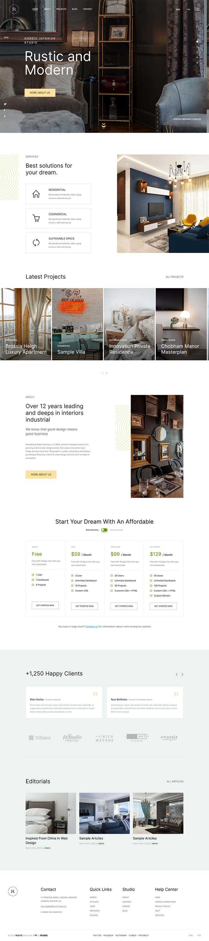 Bootstrap5多用途的企业展示网站html5模板 - 源空间