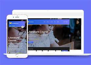 在线教育课堂HTML5网站模板 - 源空间