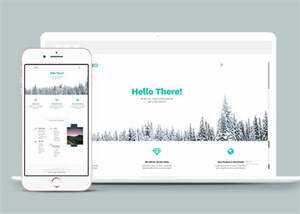 关于极简设计公司响应式模板下载 - 源空间