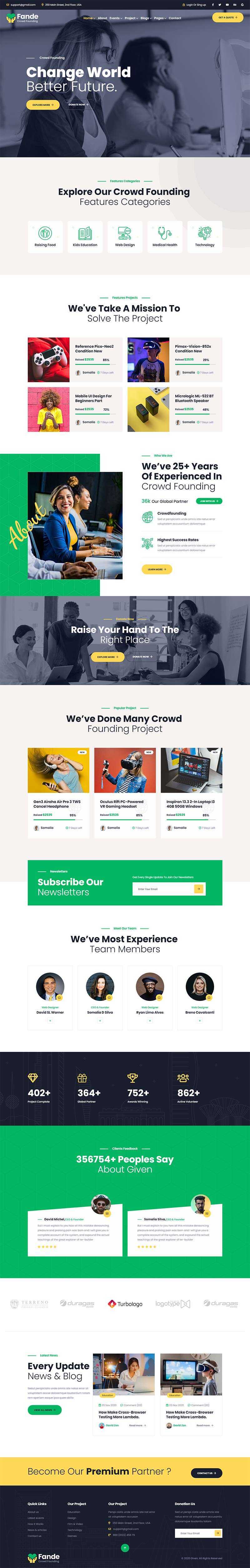 创业投资众筹平台HTML5模板 - 源空间