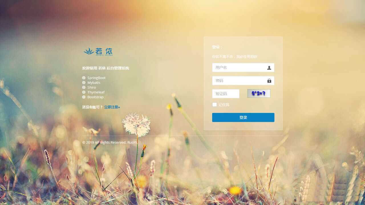 图片[4] - RuoYi若依管理系统最新版 基于SpringBoot的权限管理系统 - 源空间